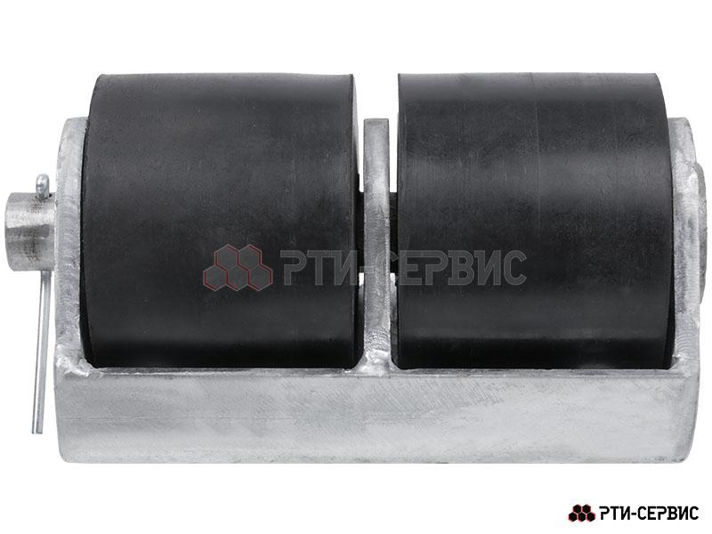 Отбойник резиновый роликовый (2 ролика D100) 210хх110х120 мм - фото 3