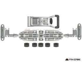Запор штанговый Ø22 Zn ручка Push Light
