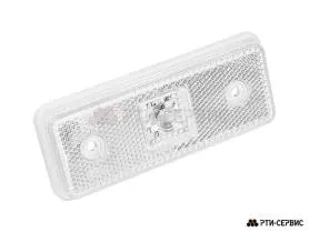 Фонарь габаритный 4-ех диодный LED н\о (белый)  - фото 1