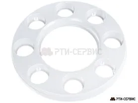 Колпак ступичный передний R-19.5 Лидер (8 шпилек), белый Колпак ступичный передний R-19.5 Лидер (8 шпилек), белый