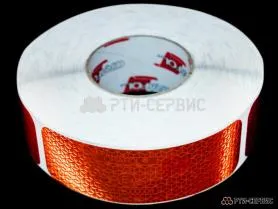 Лента светоотражающая ORALITE VC 104+ TankerStickers красная (12.5 м) для автоцистерн Лента светоотражающая ORALITE VC 104+ TankerStickers красная (12.5 м) для автоцистерн