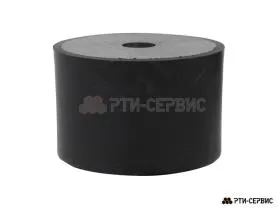 Резинометаллический буфер D-75, H-55 цилиндрический с внутренней резьбой M12 - фото 2