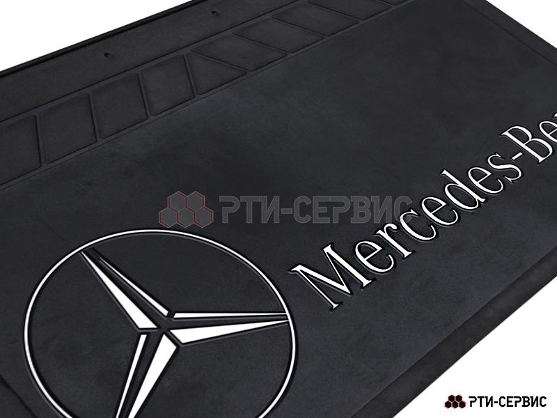 Брызговик 580х360 мм Mercedes Benz (лого) - фото 1