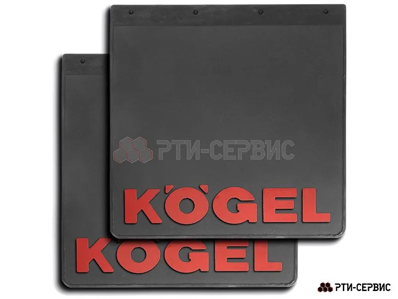 Брызговик для прицепа 400х400 мм Kögel (красный)